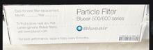Load image into Gallery viewer, PARTICLE Filter for Blueair air purifier 500 -600 series